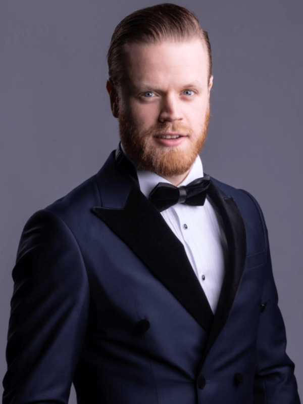 Johnny Suits - Tuxedo dubbelknäpp sammet marinblå